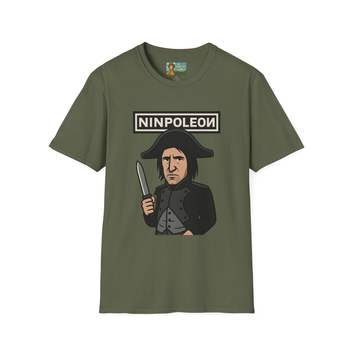 Ninpoleon ver. 2 Funny Shirt, Napoleon Trent Reznor Mashup Parody, Unisex Softstyle Tee, Nine Inch Nails, Wordplay