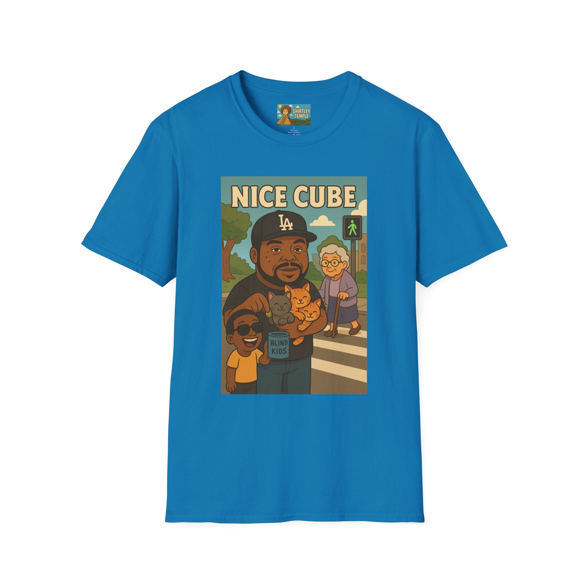 Nice Cube Funny Parody T-Shirt, Ice Cube Tribute Tee, Humorous Wordplay Top, Cool Gift for Hip Hop Fans, Softstyle Shirt