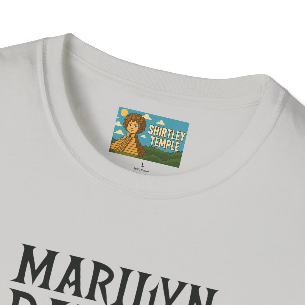Marilyn Danson Funny Shirt, Mashup Tribute Tee, Parody Comedy Gift, Unisex Softstyle T-Shirt, Marilyn Manson Ted Danson