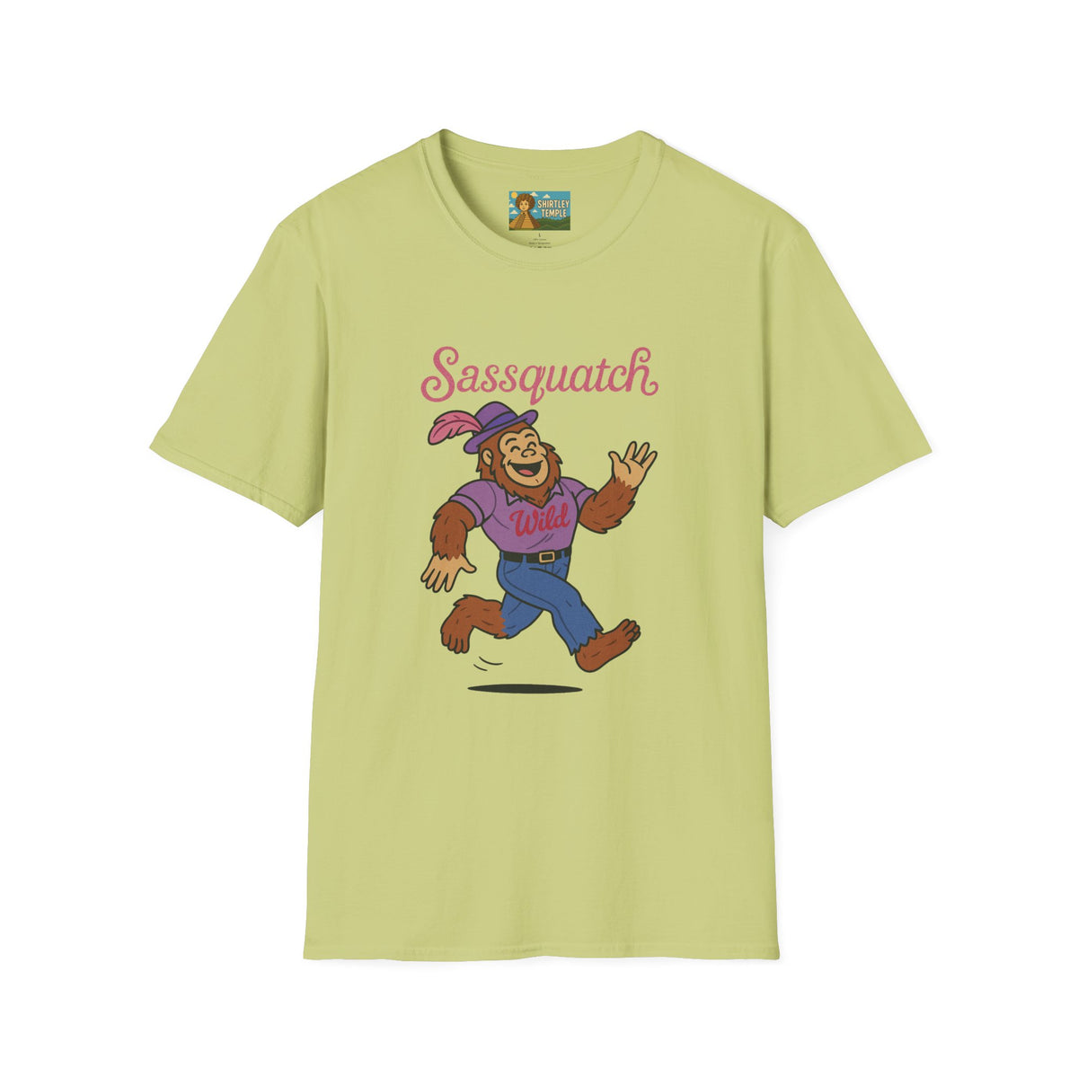 Sassquatch Unisex T-Shirt, Funny Sasquatch Shirt with Sassy Flair, Comedy Parody Tee, Wordplay Design, Bigfoot Graphic Shirt