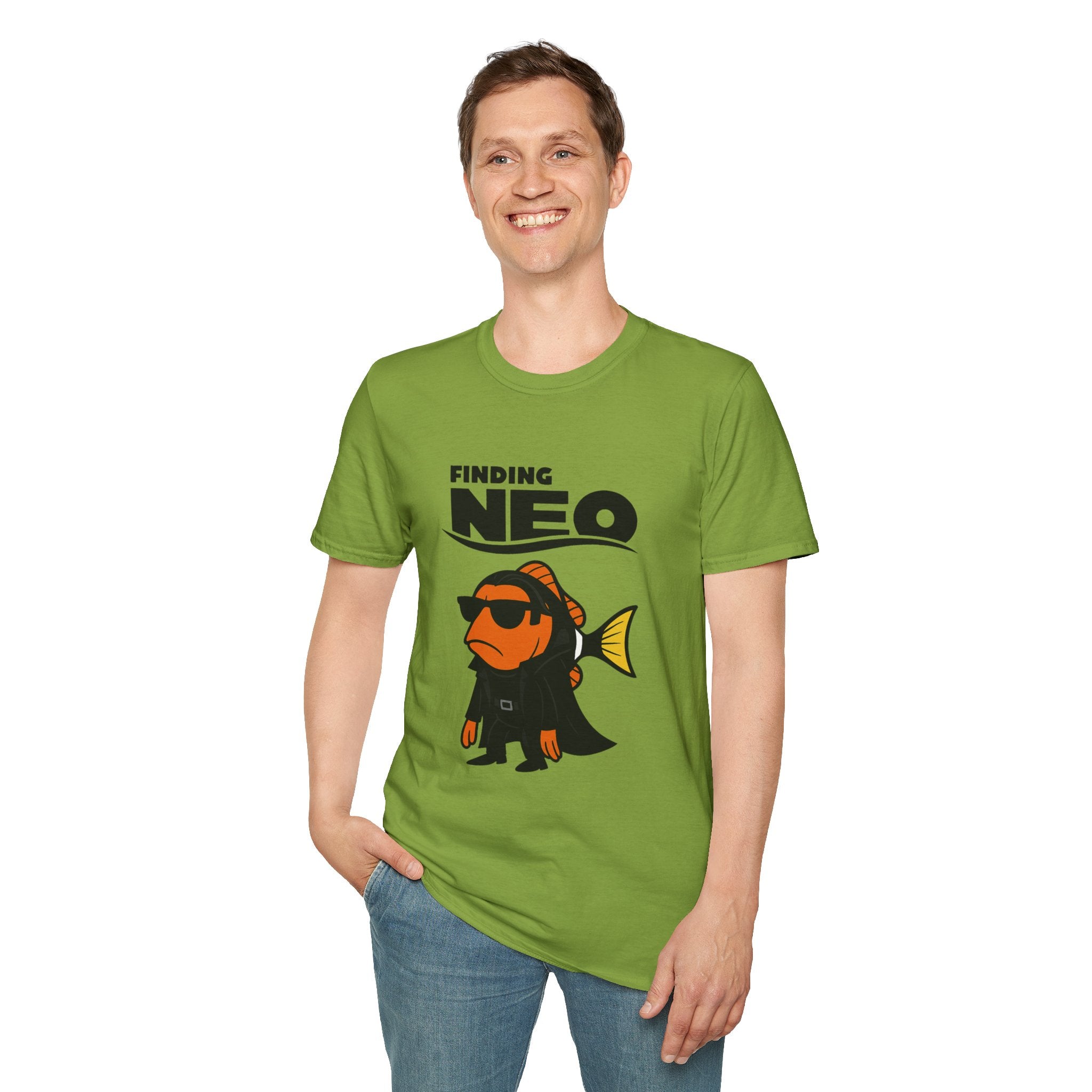 Finding Neo funny mashup shirt matrix and finding nemo
