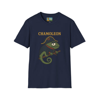 Chamoleon Funny Wordplay Parody Unisex T-Shirt, Napoleon Bonaparte Chameleon Tee Shirt Apparel