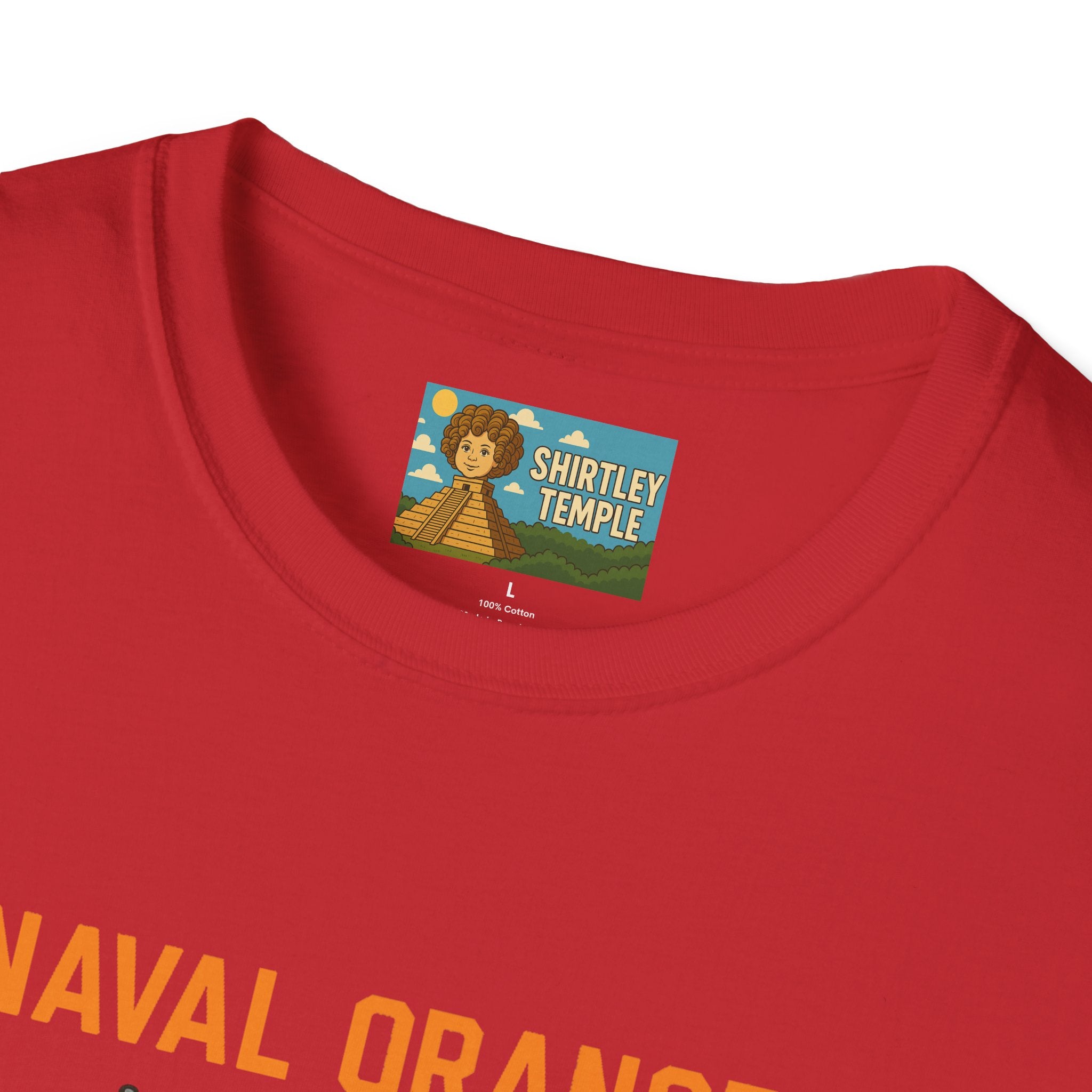 Naval Oranges Unisex Softstyle T-Shirt, Funny Shirt Parody Wordplay Mashup, Navy People Comedy Pun Punny, Navel Oranges Tee, Citrus Humor