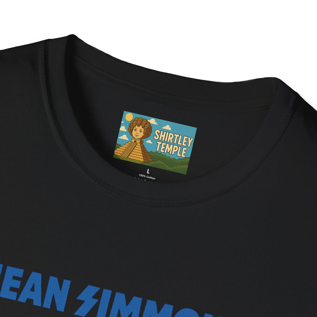 Jean Simmons Funny Shirt Mashup Tribute Parody Pun Rockstar Softstyle T-Shirt, Unisex Tee, Graphic Tee, Music Lover Gift, Jeans Lover Shirt,