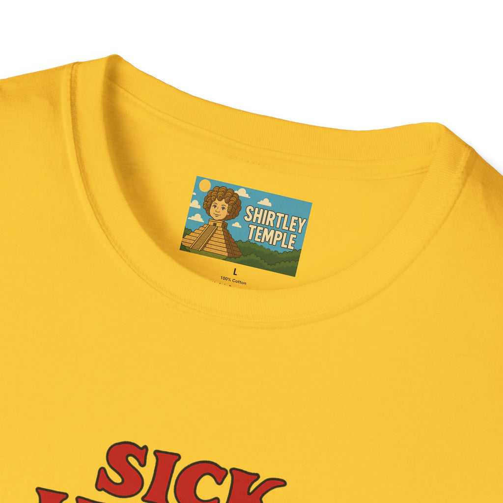 Sick Jagger funny shirt parody comedy tribute sick singer mick wordplay