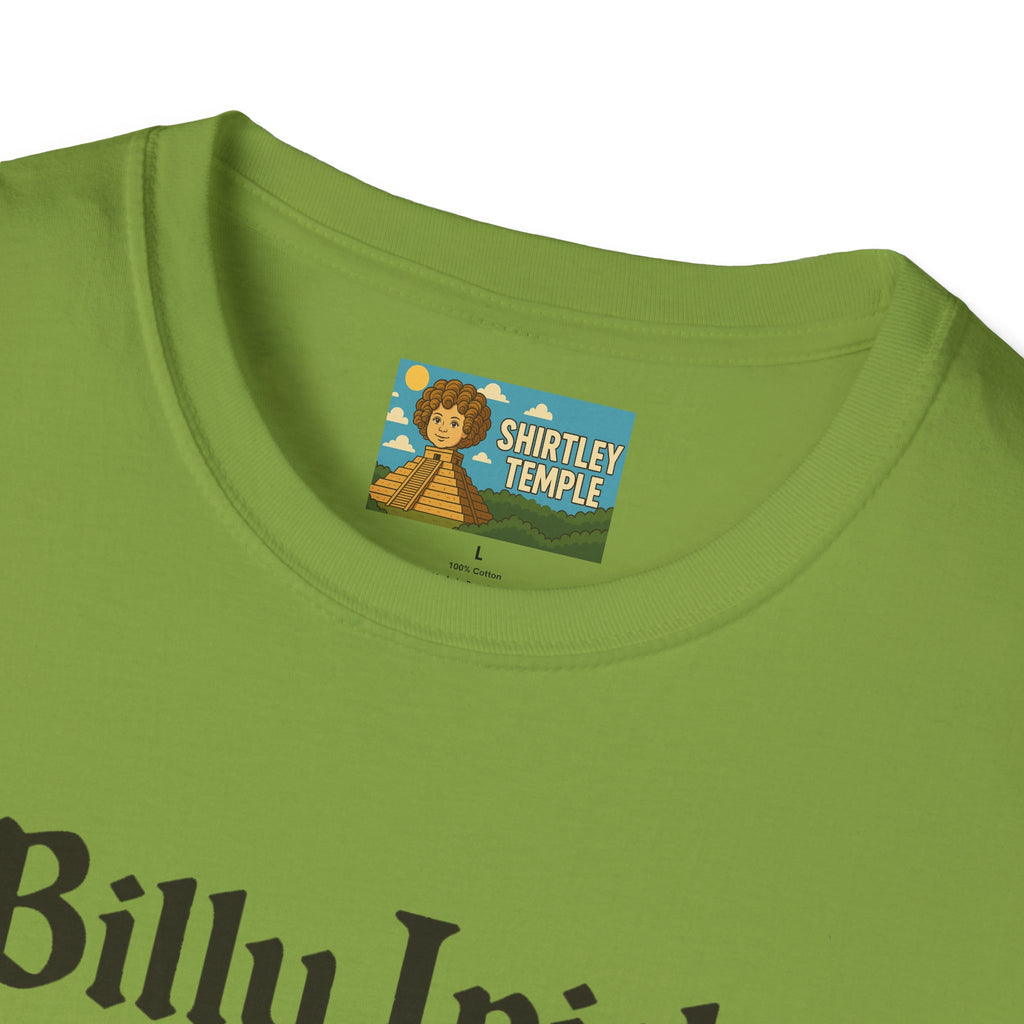 Billy Irish funny shirt parody apparel comedy tribute Billy Eilish as an irish person St. Patty's day