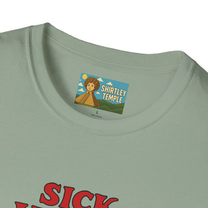 Sick Jagger funny shirt parody comedy tribute sick singer mick wordplay