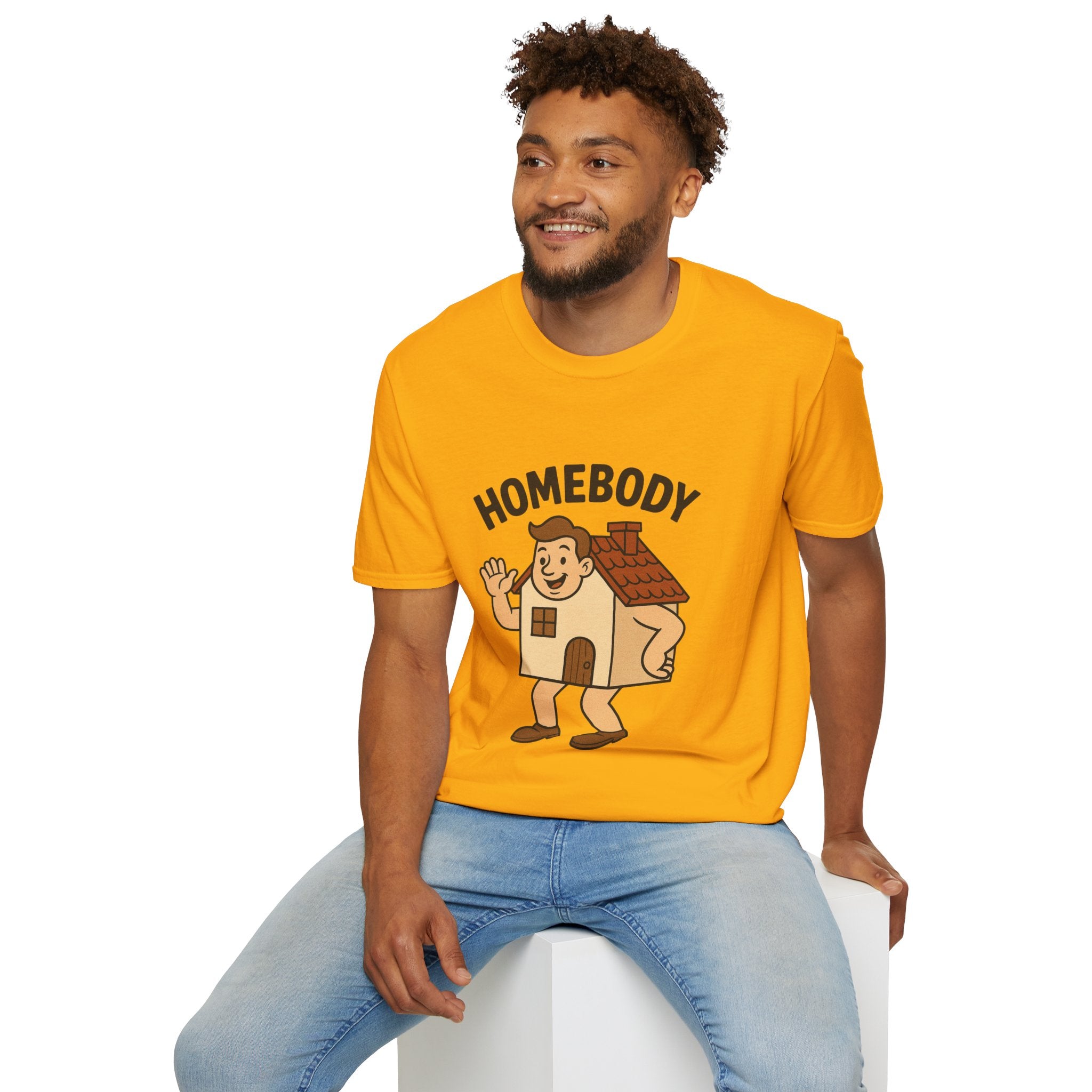 Homebody funny shirt wordplay pun literal home for a body