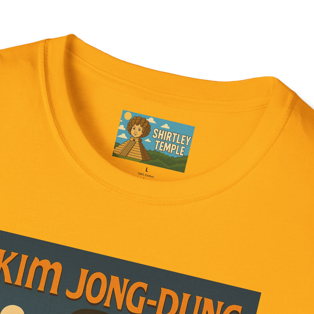Kim Jong-Dune Funny T-Shirt, Mashup Wordplay Shirt, Sandworm Movie Tee, Unisex Softstyle Top, Kim Jong Un Fan, Dune Lover Gift