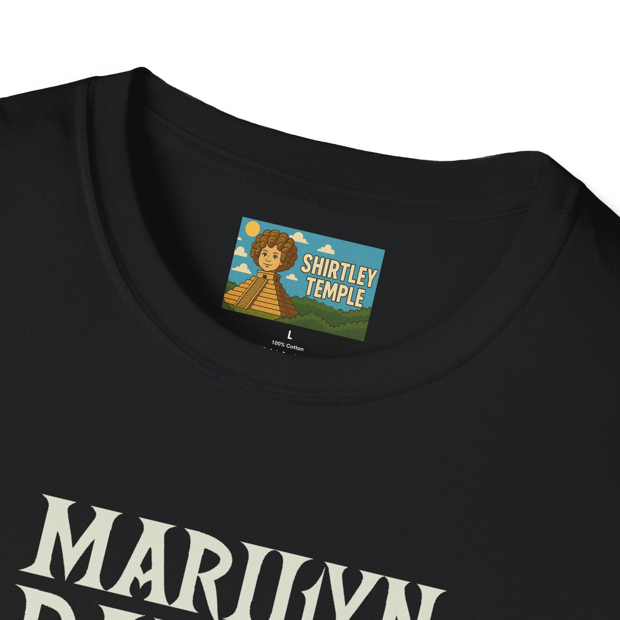 Marilyn Danson Funny Shirt, Mashup Tribute Tee, Parody Comedy Gift, Unisex Softstyle T-Shirt, Marilyn Manson Ted Danson