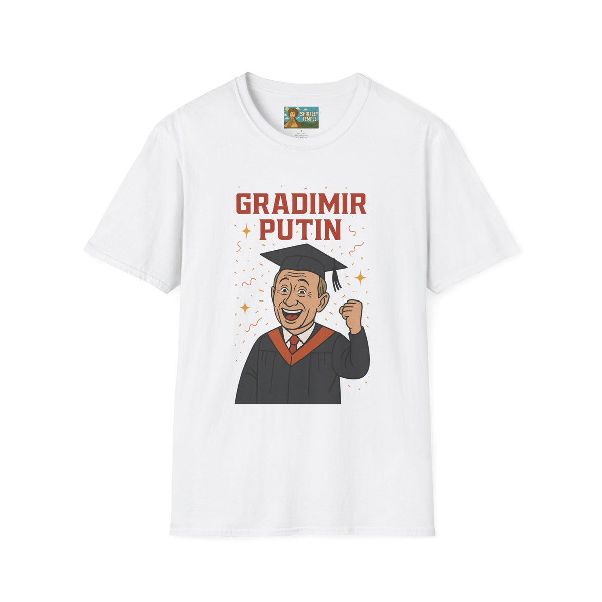 Gradimir Putin funny shirt wordplay vladimir putin graduating