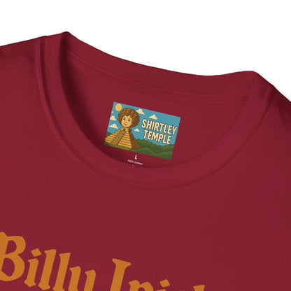 Billy Irish funny shirt parody apparel comedy tribute Billy Eilish as an irish person St. Patty's day