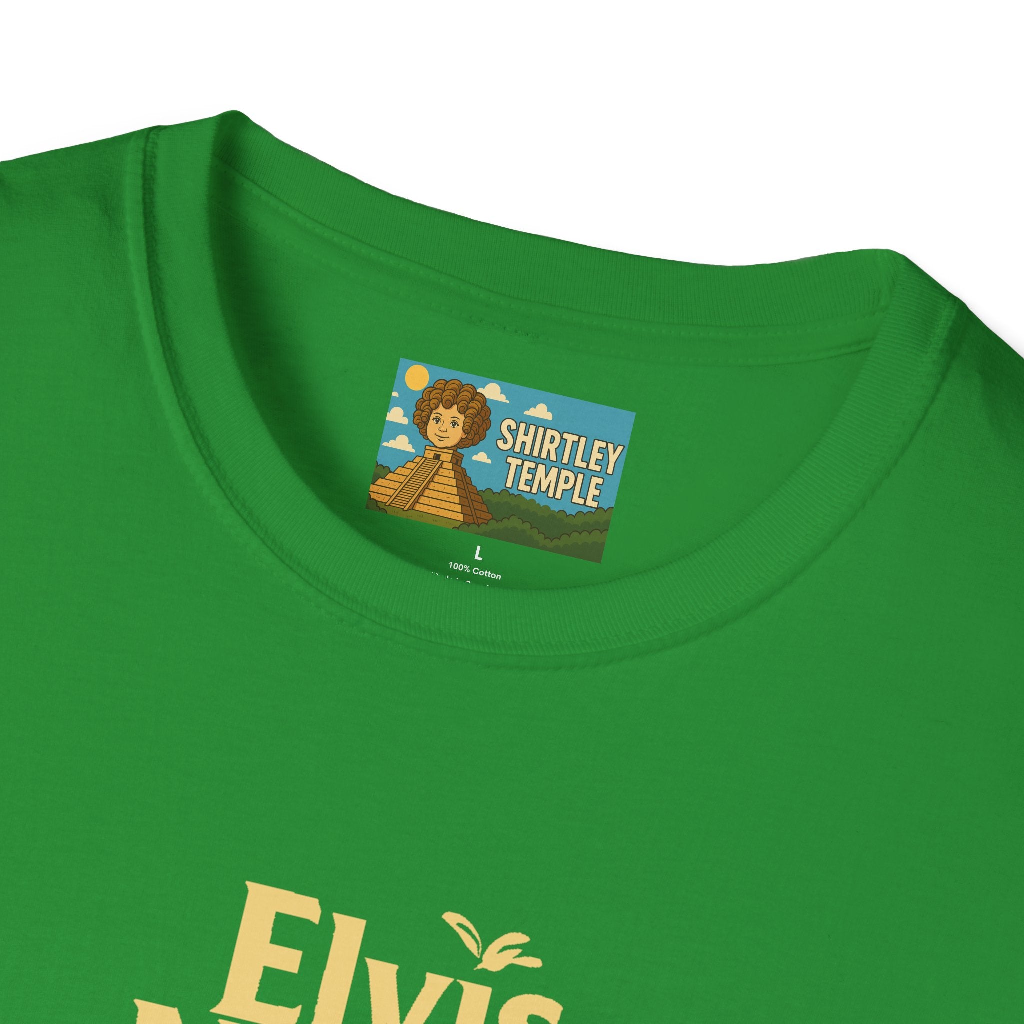 Elvis Nestle Mashup T-Shirt, Rock and Roll Rabbit Funny Tribute Tee, Musician Food Mascot Parody Shirt