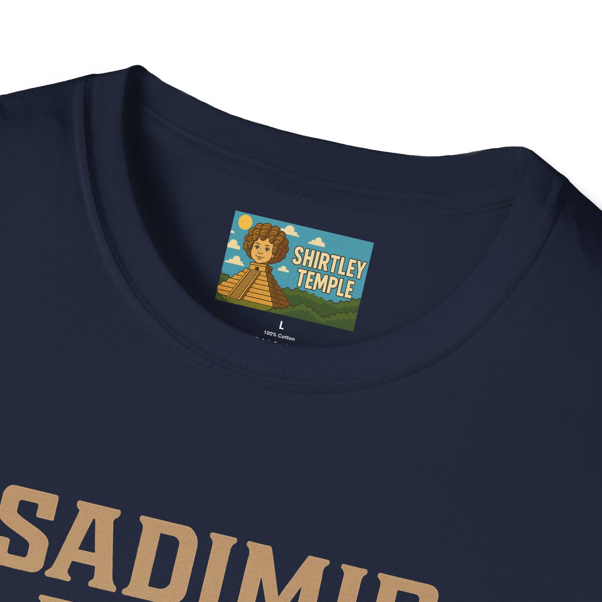 Sadimir Putin Funny T-Shirt, Vladimir Putin Parody Tee, Sad Person Comedy Shirt, Wordplay Humor Top