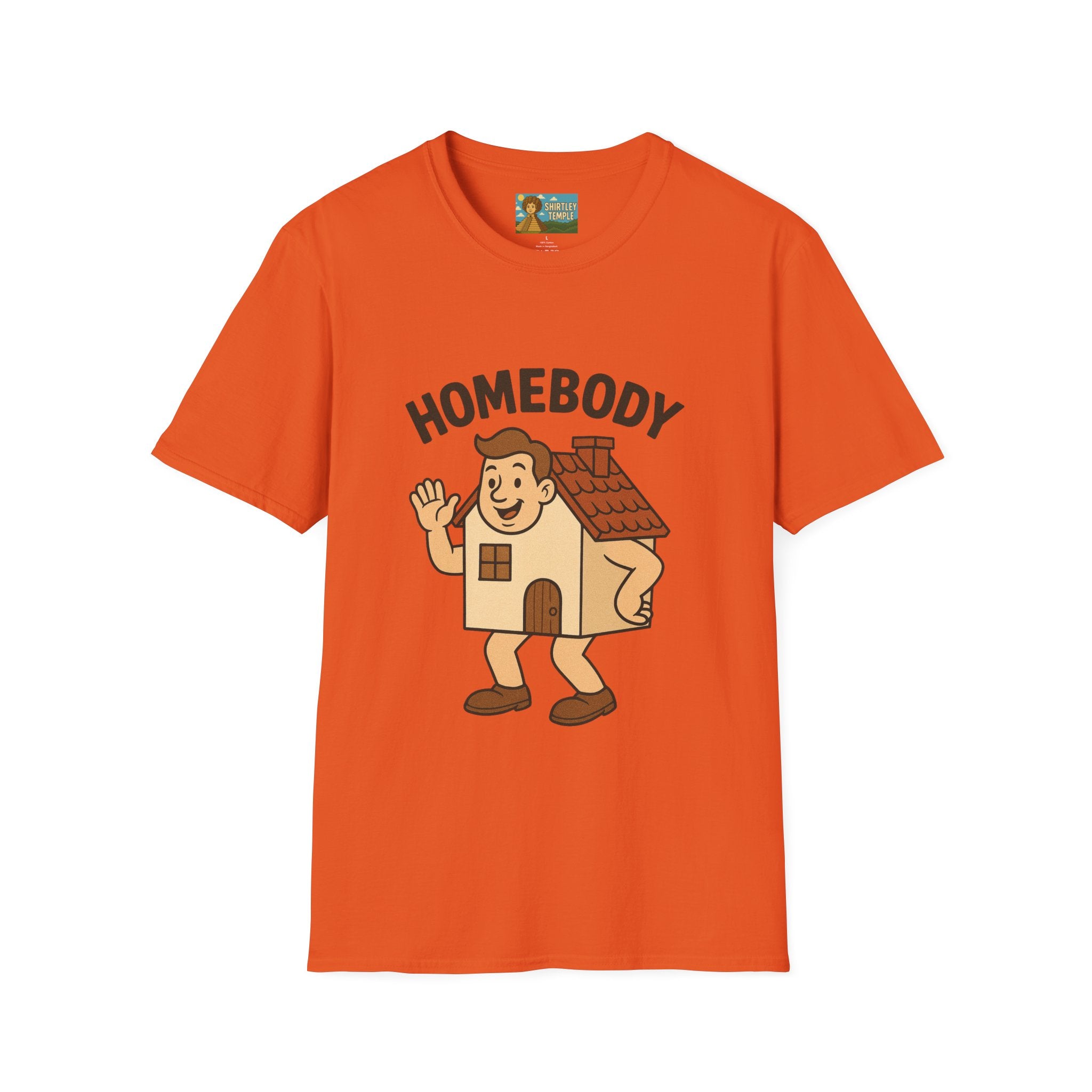 Homebody funny shirt wordplay pun literal home for a body