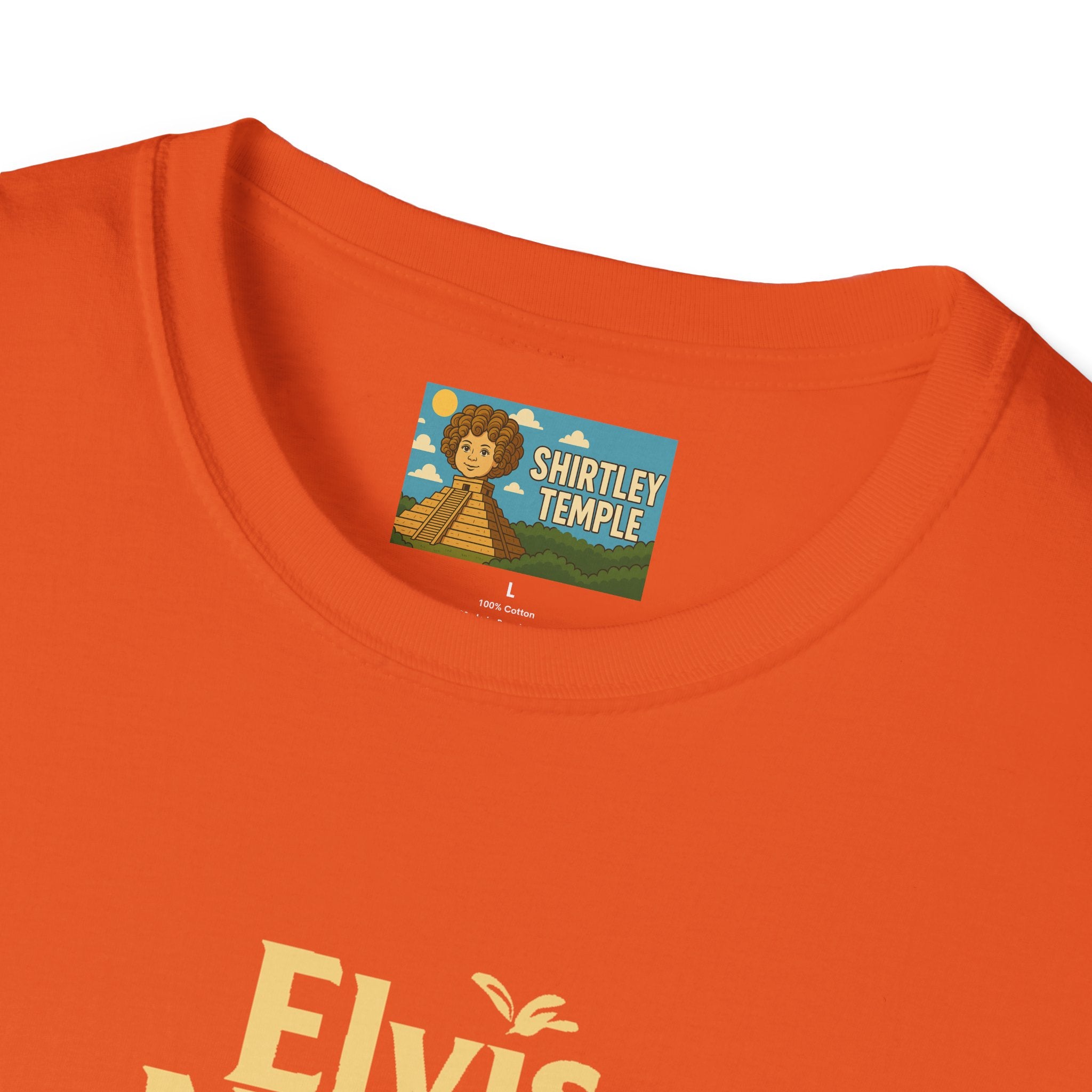Elvis Nestle Mashup T-Shirt, Rock and Roll Rabbit Funny Tribute Tee, Musician Food Mascot Parody Shirt