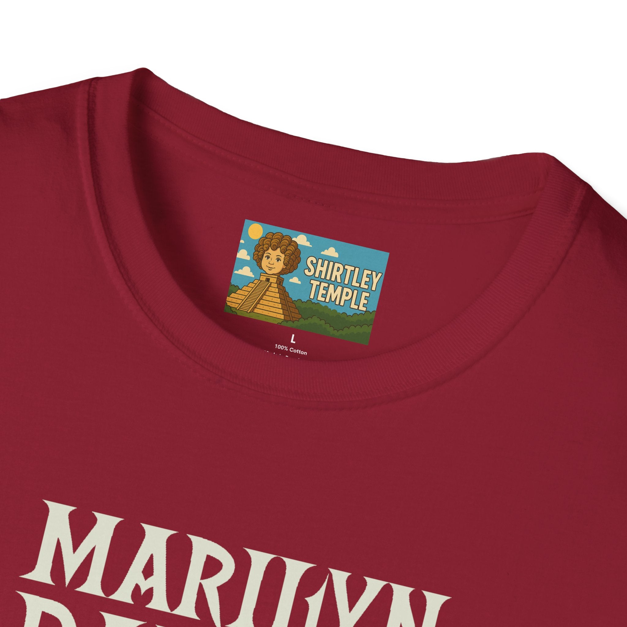 Marilyn Danson Funny Shirt, Mashup Tribute Tee, Parody Comedy Gift, Unisex Softstyle T-Shirt, Marilyn Manson Ted Danson