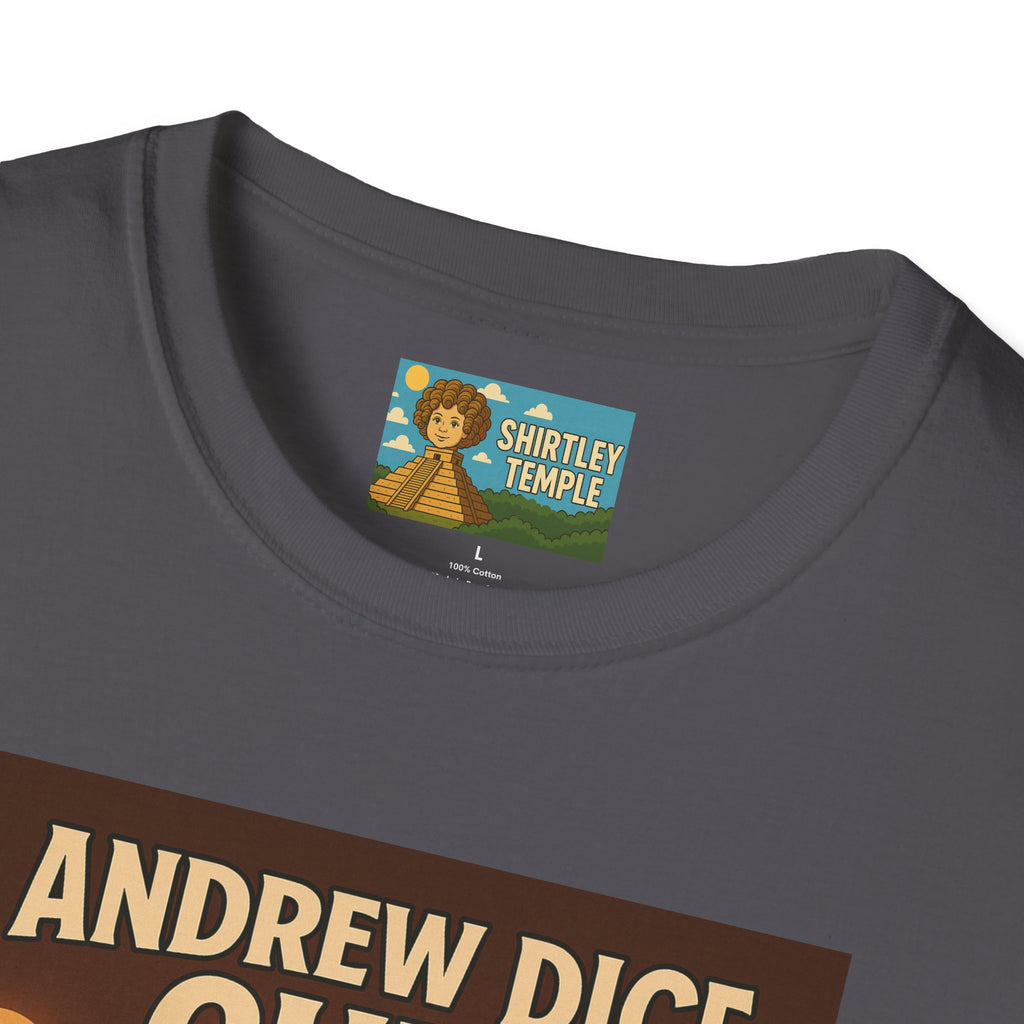 Andrew Dice Cube funny mashup Comedian T-Shirt, Humorous Wordplay Tee, Unisex Softstyle Top