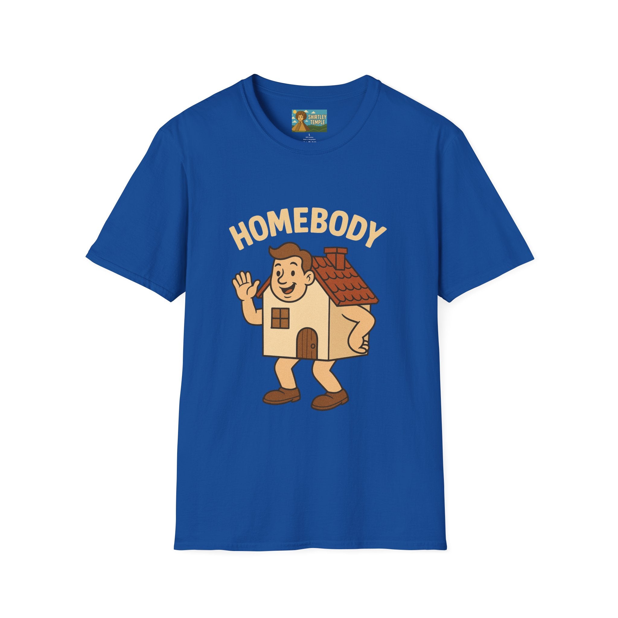 Homebody funny shirt wordplay pun literal home for a body