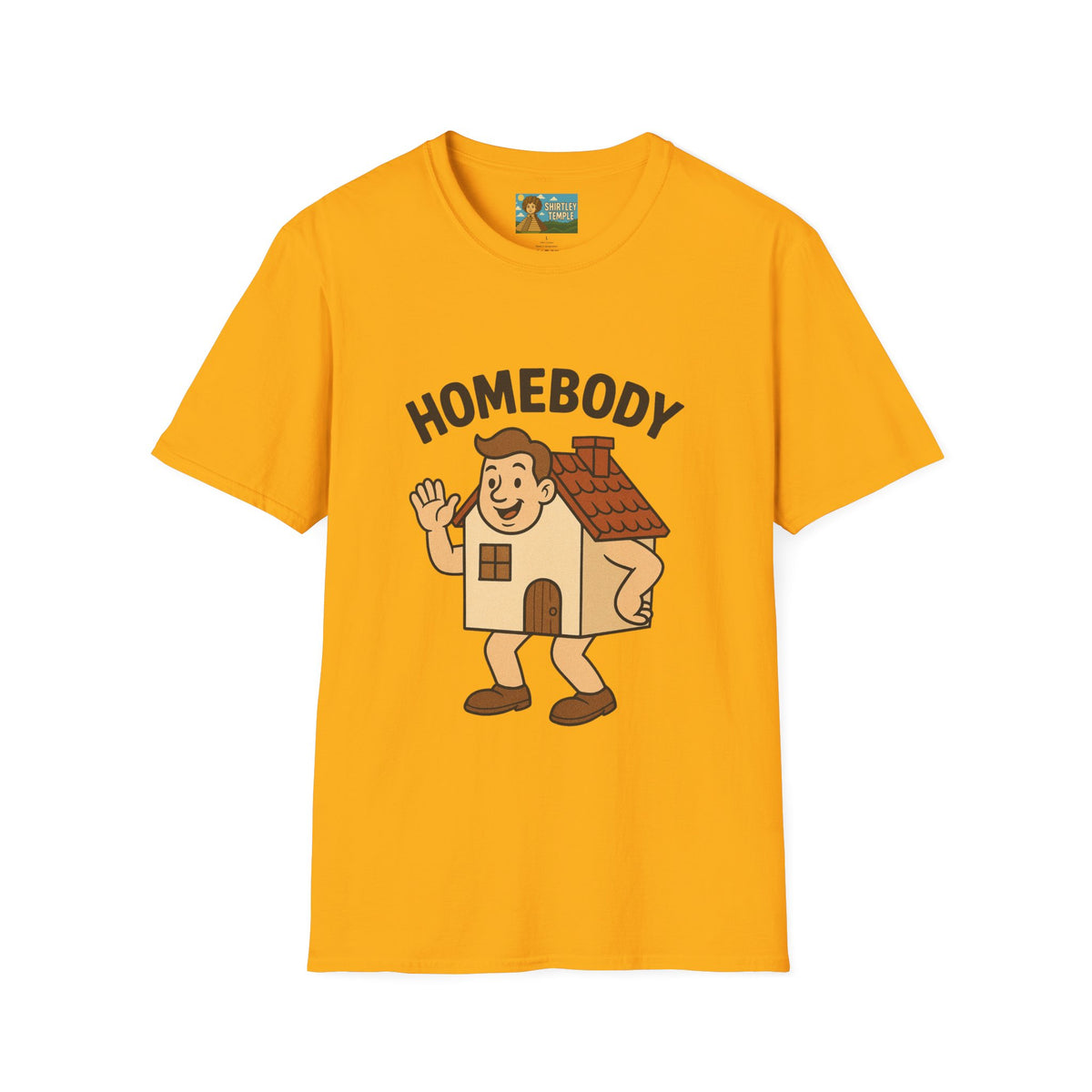 Homebody funny shirt wordplay pun literal home for a body