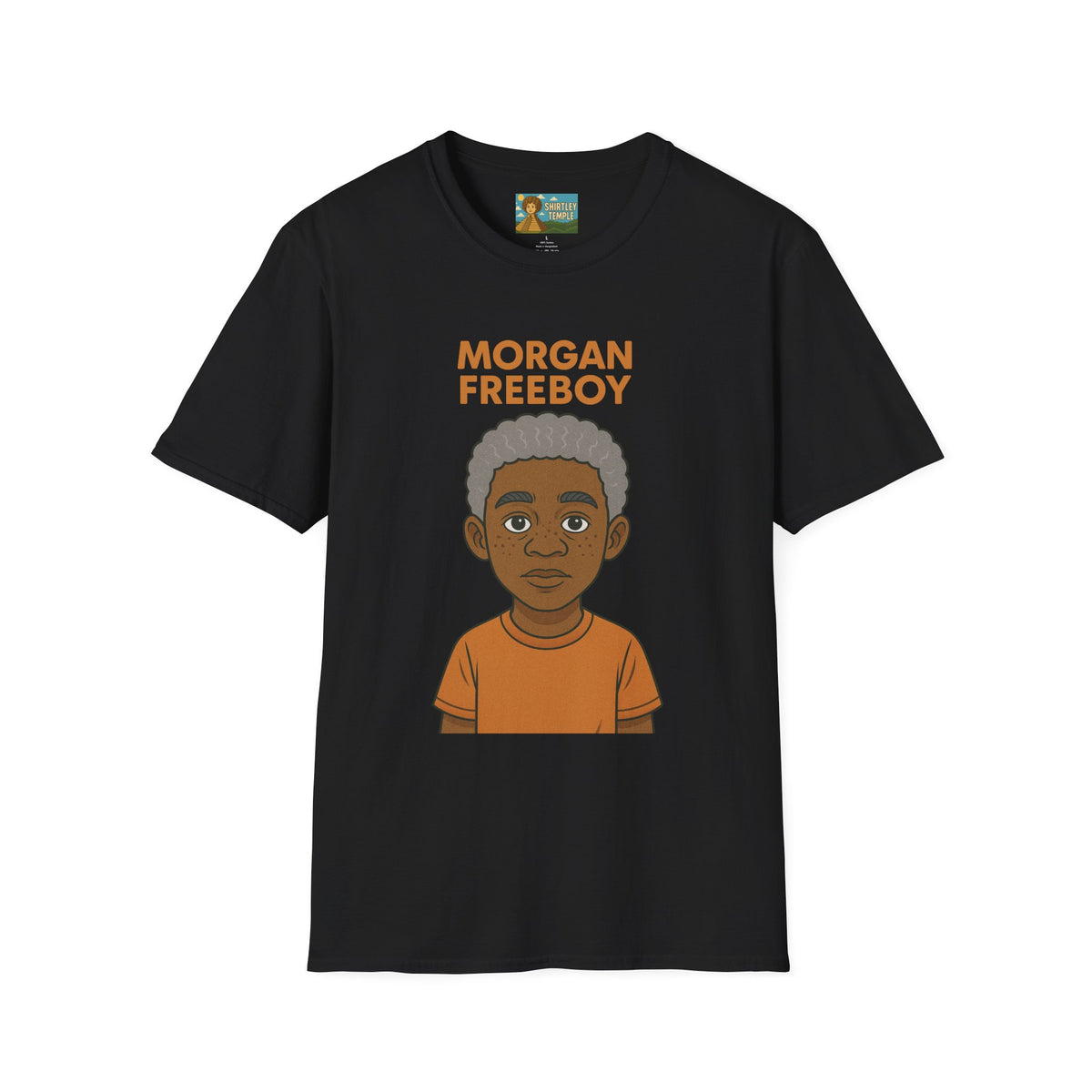 Morgan Freeboy Tribute T-Shirt, Funny Parody Tee, Morgan Freeman Wordplay Shirt, Unisex Softstyle, Gift for Comedy Lovers, Pop Culture Top
