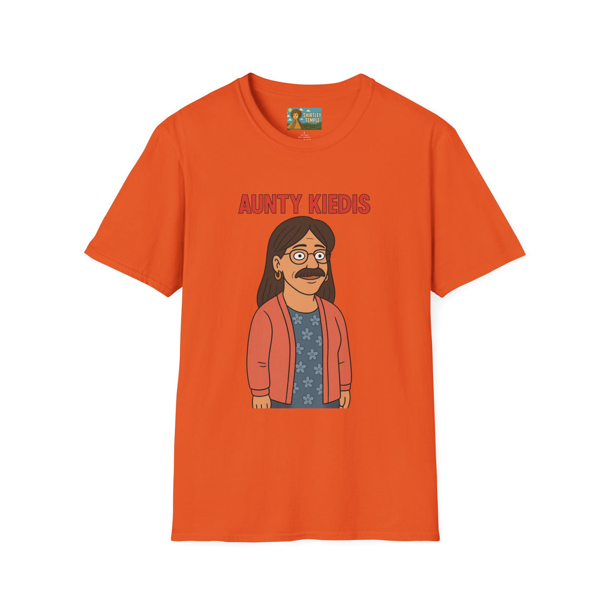 Aunty Kiedis funny wordplay Anthony Kiedis from Red Hot Chili Peppers reimagined as someone's beloved aunt.