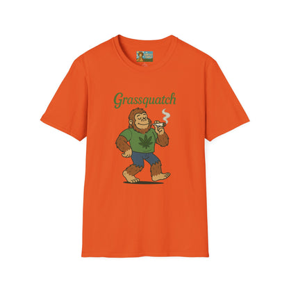 Grassquatch funny shirt mashup sasquatch and a stoner