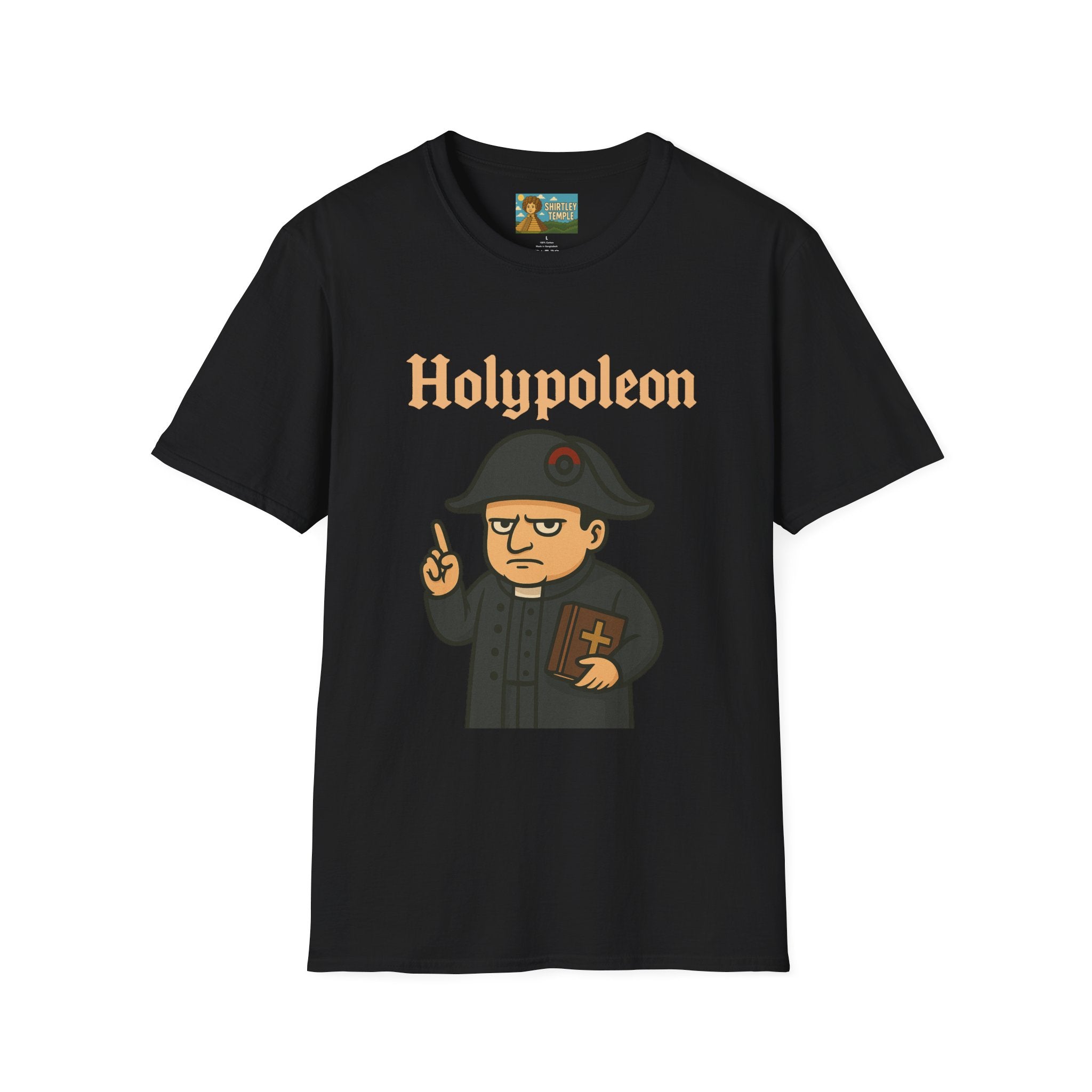 Holypoleon funny shirt mashup wordplay napoleon and a priest