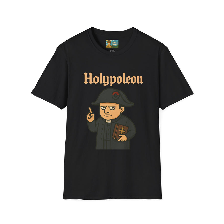 Holypoleon funny shirt mashup wordplay napoleon and a priest