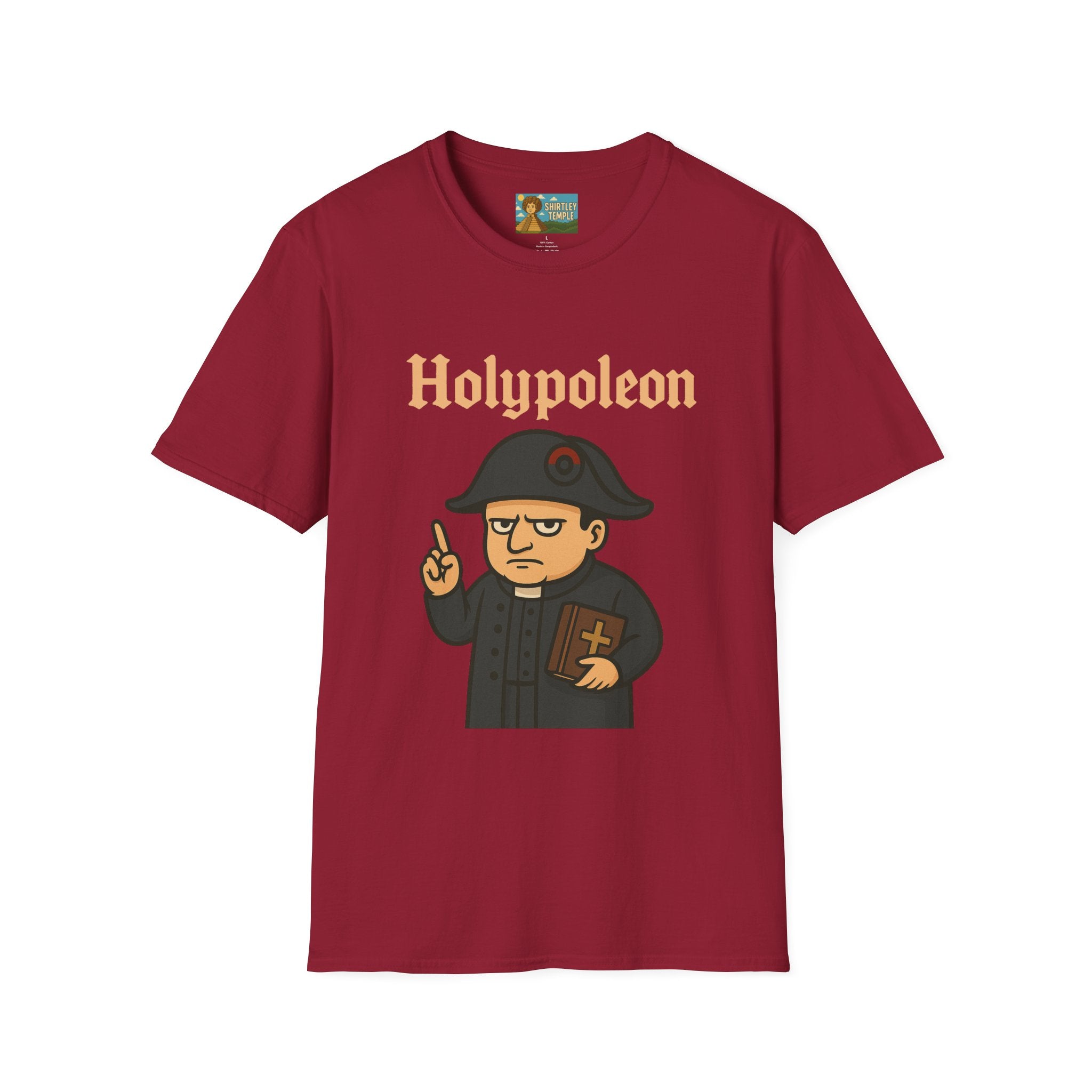 Holypoleon funny shirt mashup wordplay napoleon and a priest
