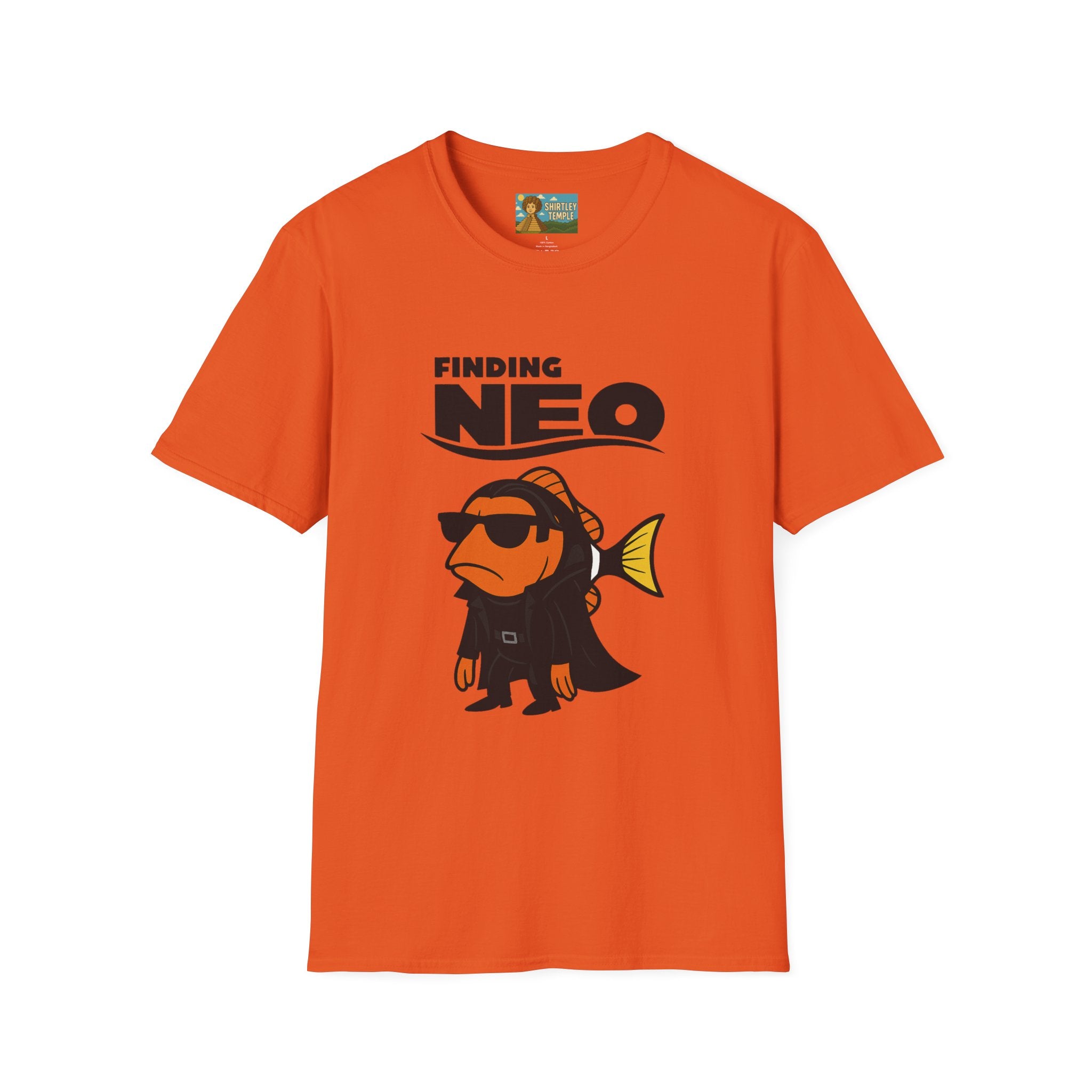 Finding Neo funny mashup shirt matrix and finding nemo