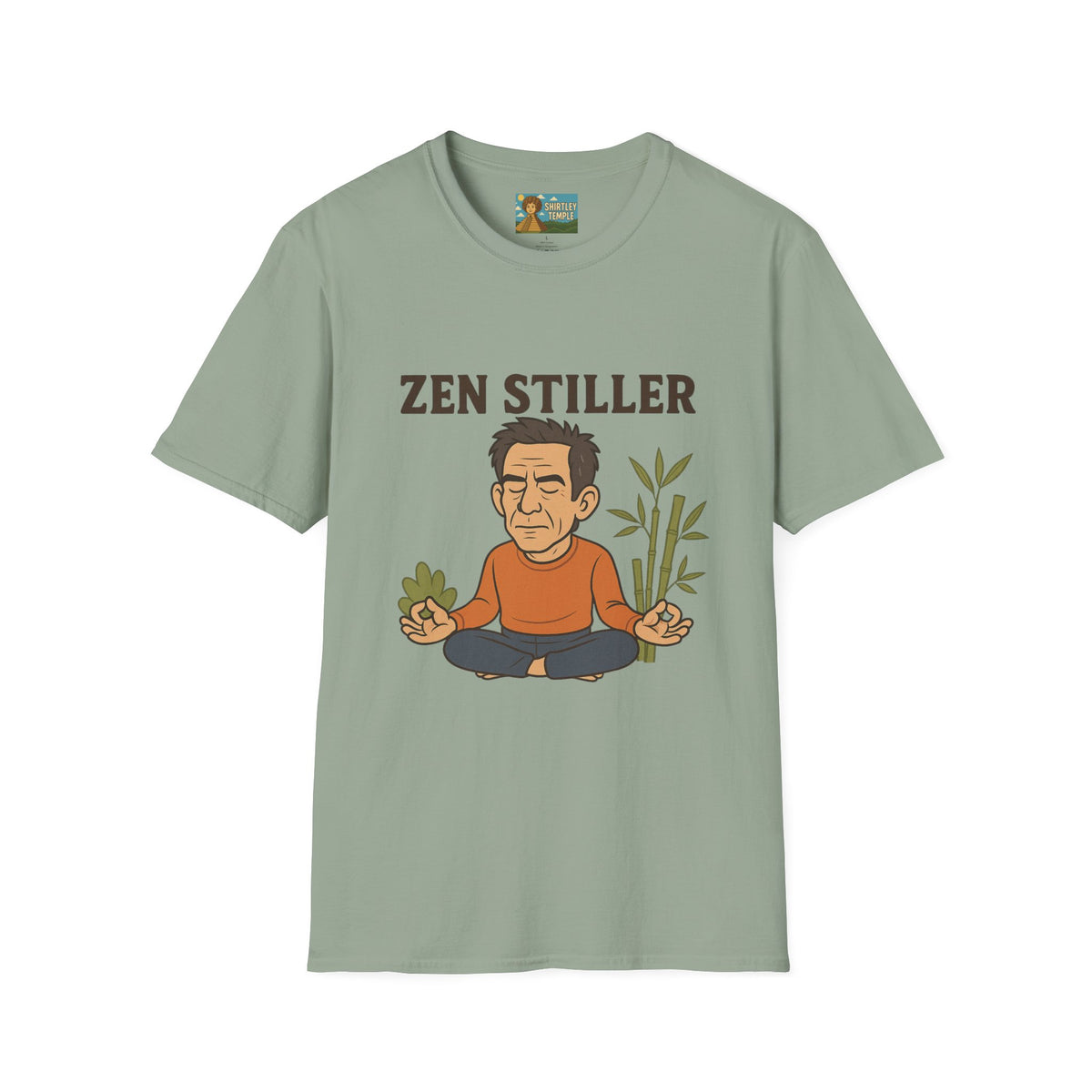 Zen Stiller Softstyle T-Shirt, Ben Tribute Actor Wordplay Tee, Laugh Gift Idea