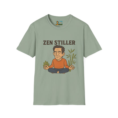 Zen Stiller Softstyle T-Shirt, Ben Tribute Actor Wordplay Tee, Laugh Gift Idea