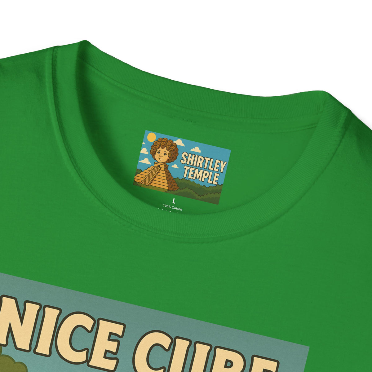 Nice Cube Funny Parody T-Shirt, Ice Cube Tribute Tee, Humorous Wordplay Top, Cool Gift for Hip Hop Fans, Softstyle Shirt