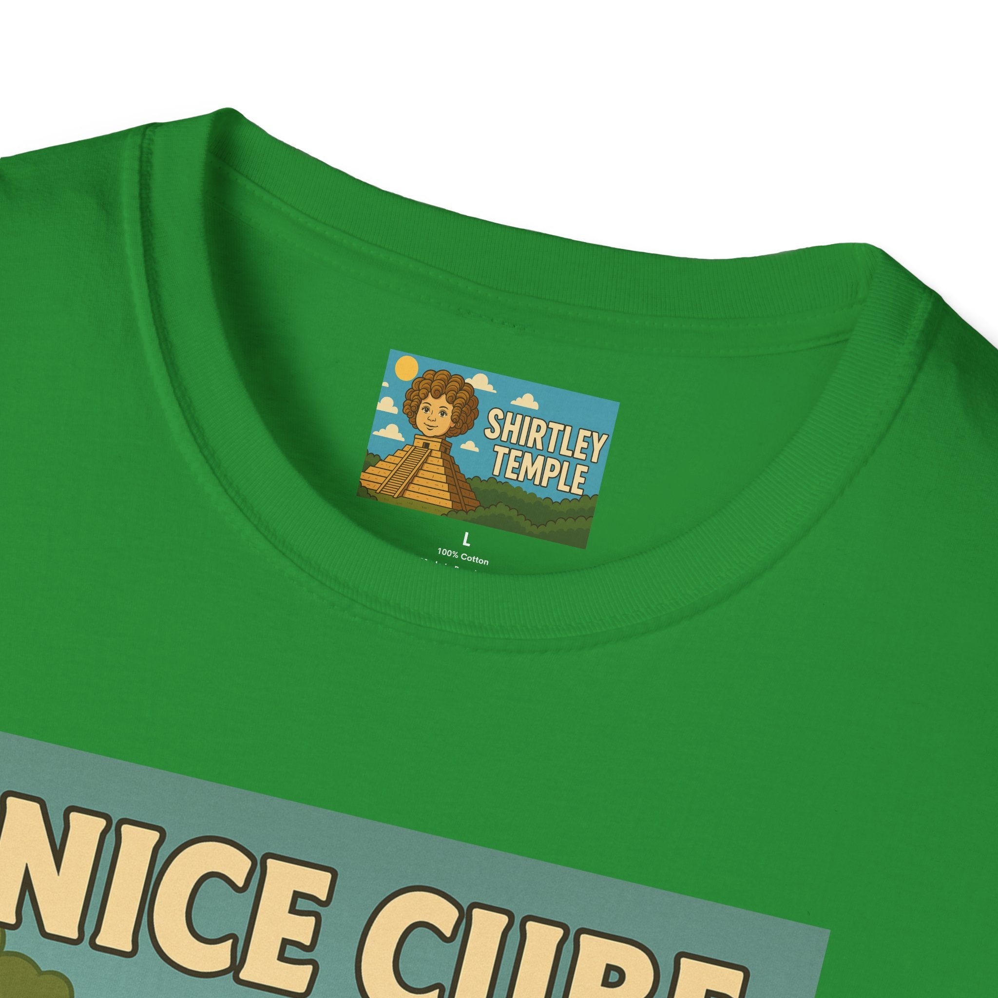 Nice Cube Funny Parody T-Shirt, Ice Cube Tribute Tee, Humorous Wordplay Top, Cool Gift for Hip Hop Fans, Softstyle Shirt
