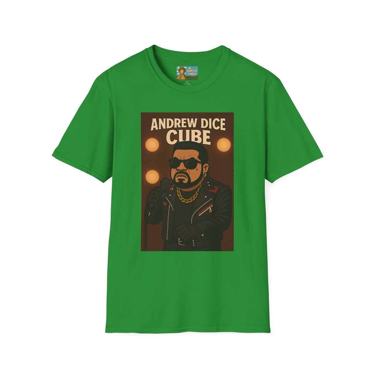 Andrew Dice Cube funny mashup Comedian T-Shirt, Humorous Wordplay Tee, Unisex Softstyle Top
