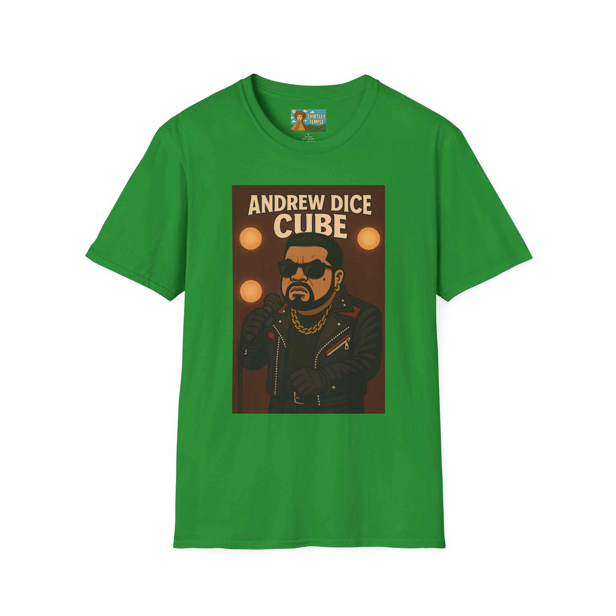 Andrew Dice Cube funny mashup Comedian T-Shirt, Humorous Wordplay Tee, Unisex Softstyle Top