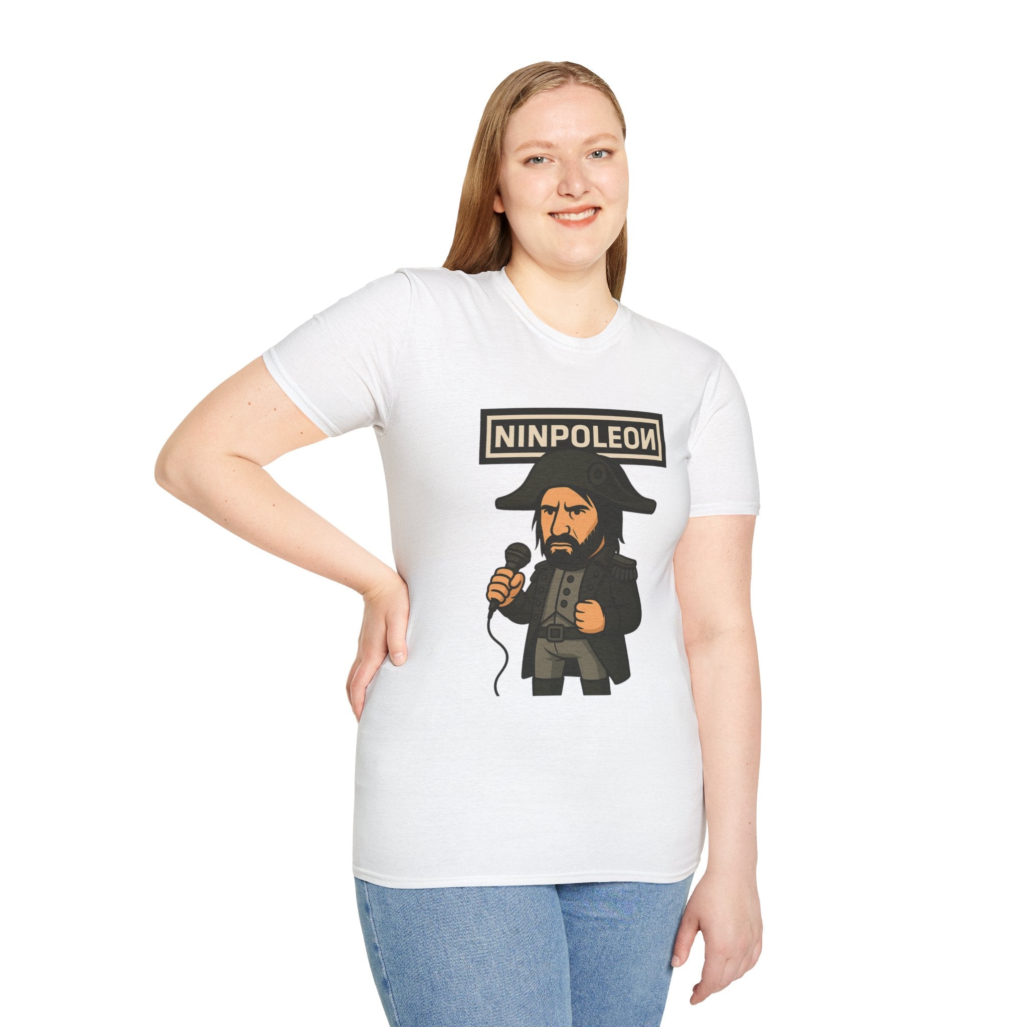 Ninpoleon Funny T-Shirt, Unisex Tee, Napoleon & Trent Reznor Parody Shirt, Nine Inch Nails Mashup Top