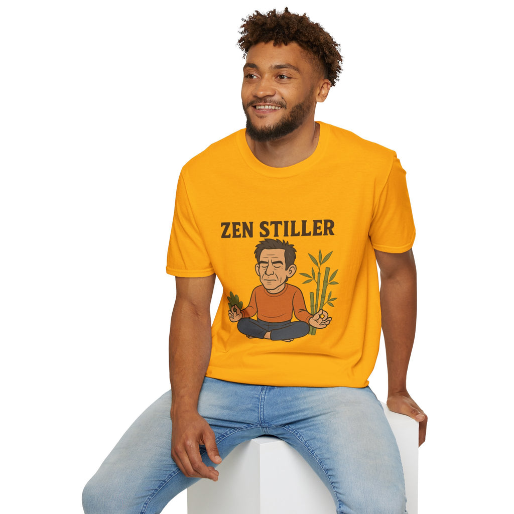 Zen Stiller Softstyle T-Shirt, Ben Tribute Actor Wordplay Tee, Laugh Gift Idea