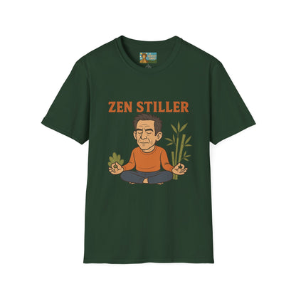 Zen Stiller Softstyle T-Shirt, Ben Tribute Actor Wordplay Tee, Laugh Gift Idea