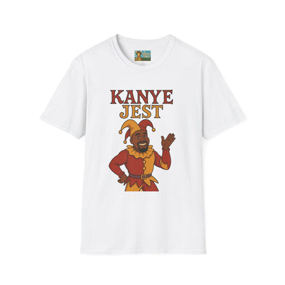 Kanye Jest Funny T-Shirt, Parody Tribute Rapper, Comedy Mashup Meme, Jester Tee, Humorous Graphic Tee