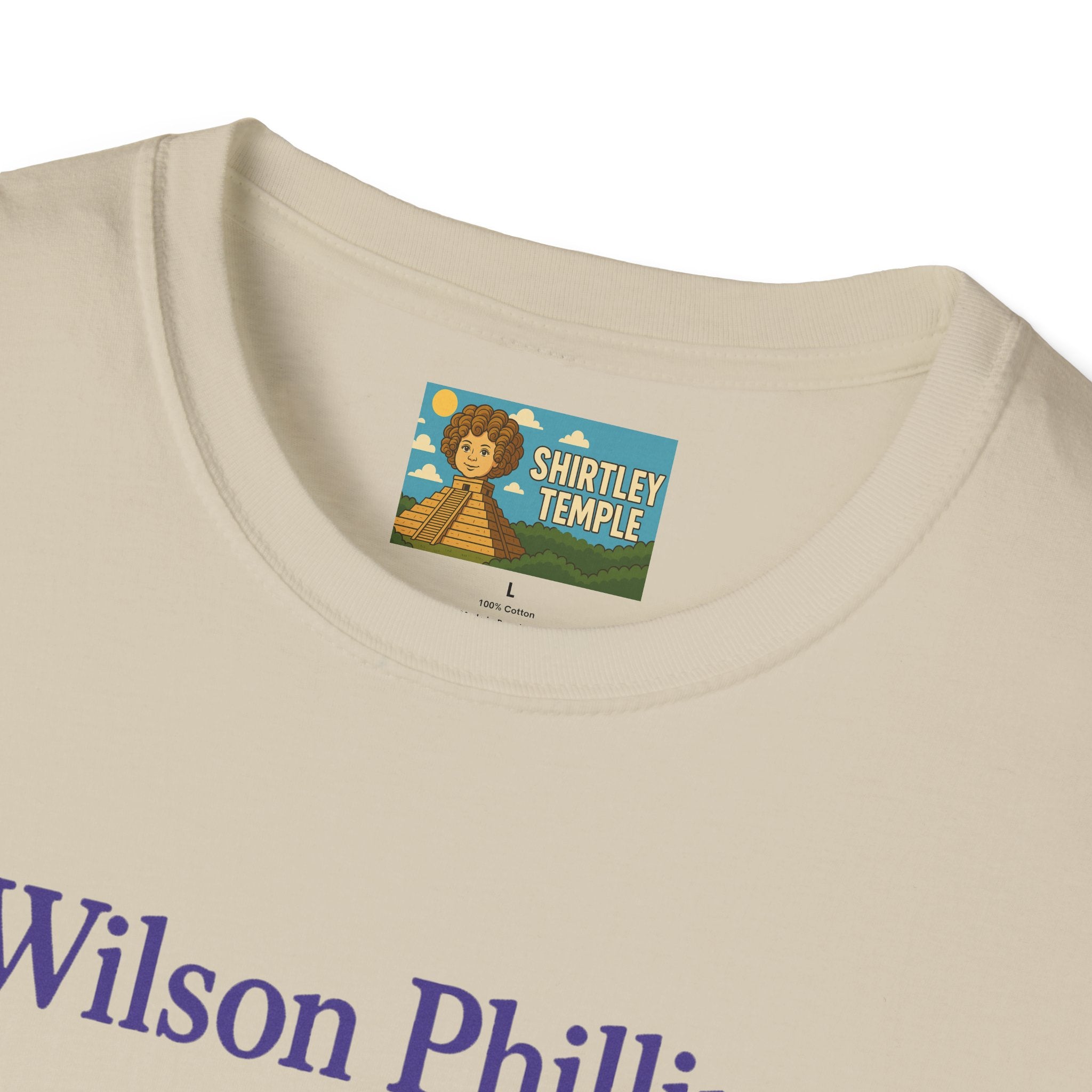 Wilson and Phillips Mashup Softstyle T-Shirt, Funny Wordplay Tribute Singers, Volleyball Theme Gift Tee