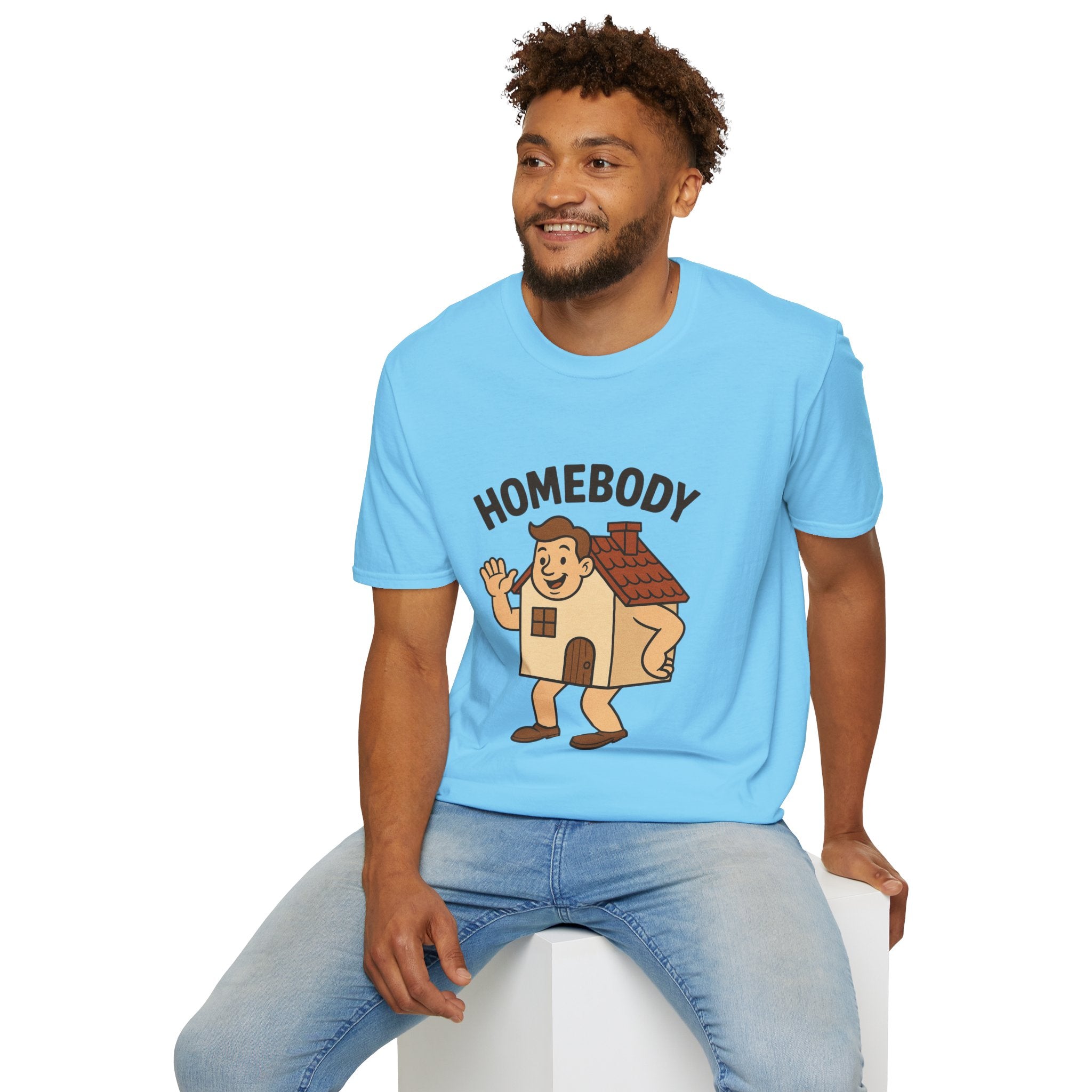 Homebody funny shirt wordplay pun literal home for a body