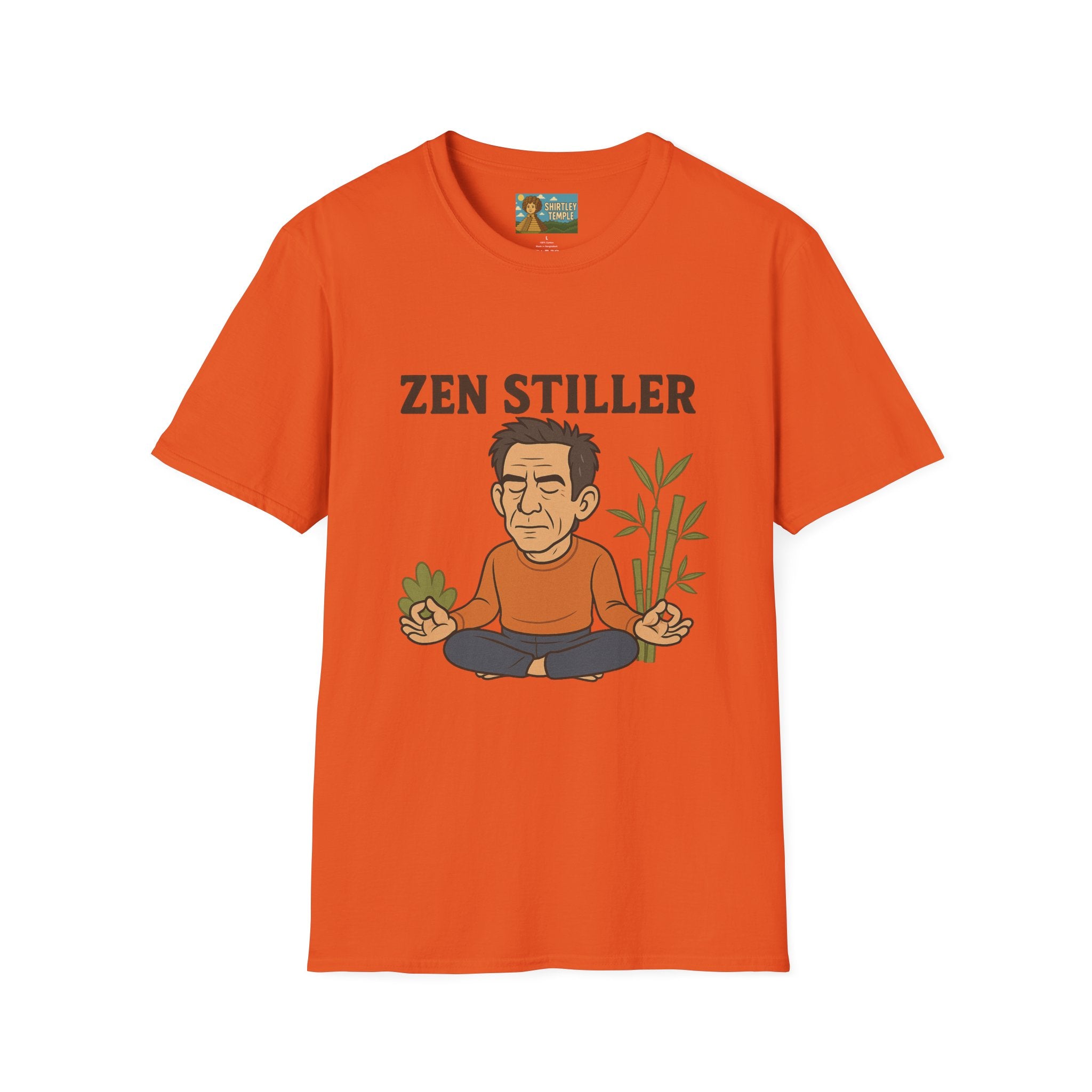 Zen Stiller Softstyle T-Shirt, Ben Tribute Actor Wordplay Tee, Laugh Gift Idea