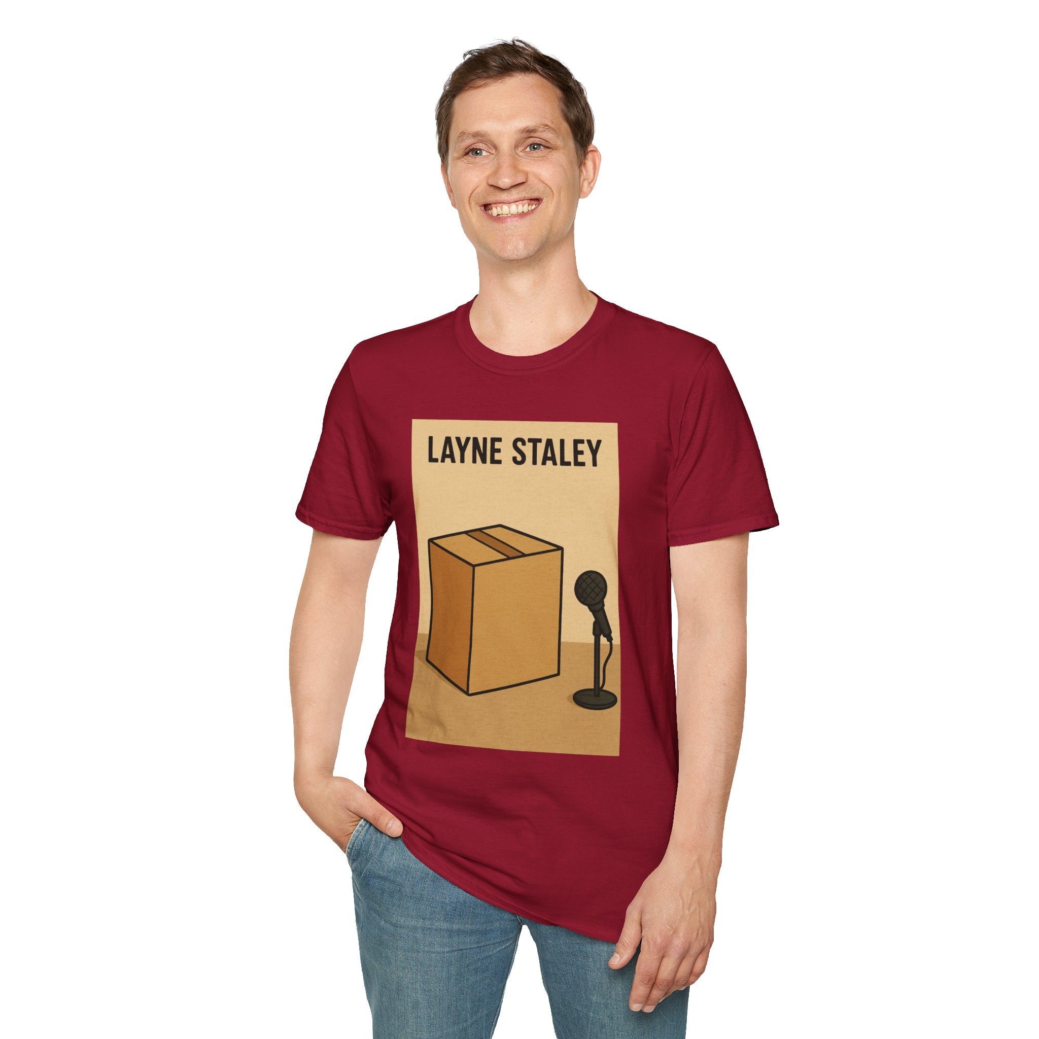 Layne Staley Man in the Box Unisex Softstyle T-Shirt - Alice in Chains Inspired Tee, Music Fan Gift, Grunge Rock Band Top, Funny