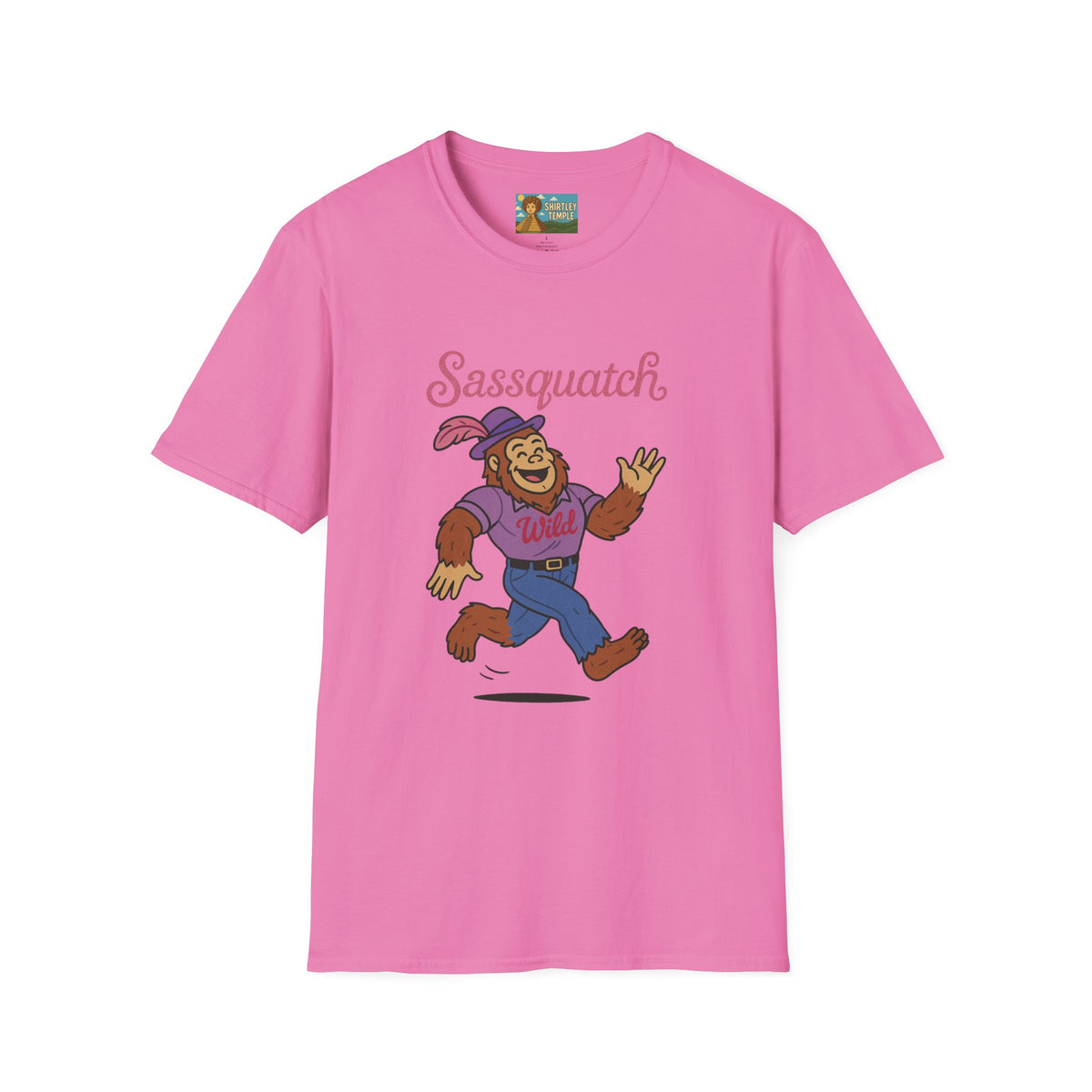 Sassquatch Unisex T-Shirt, Funny Sasquatch Shirt with Sassy Flair, Comedy Parody Tee, Wordplay Design, Bigfoot Graphic Shirt