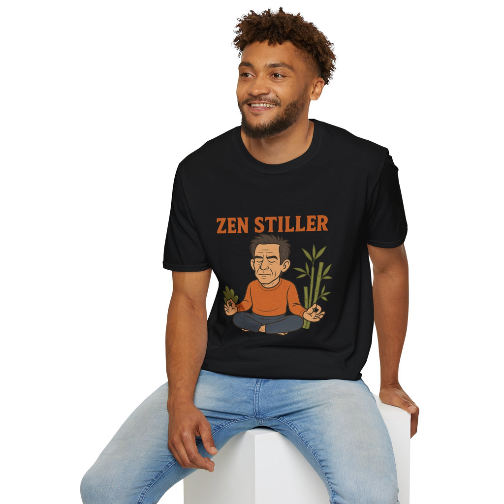 Zen Stiller Softstyle T-Shirt, Ben Tribute Actor Wordplay Tee, Laugh Gift Idea