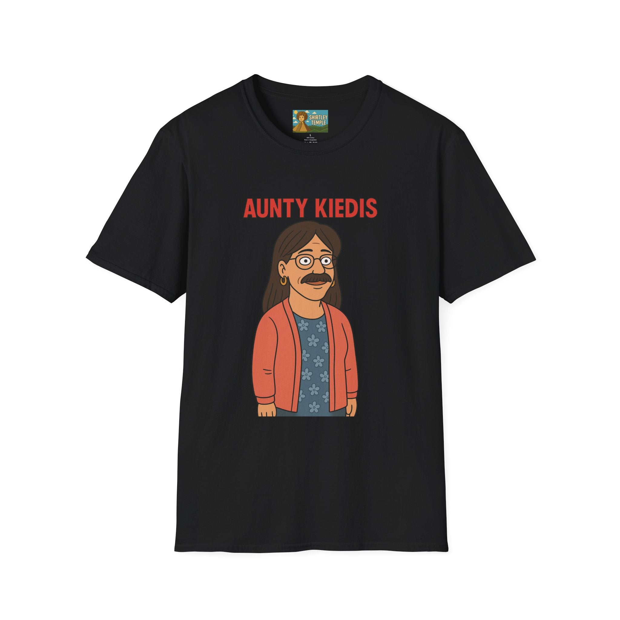 Aunty Kiedis funny wordplay Anthony Kiedis from Red Hot Chili Peppers reimagined as someone's beloved aunt.