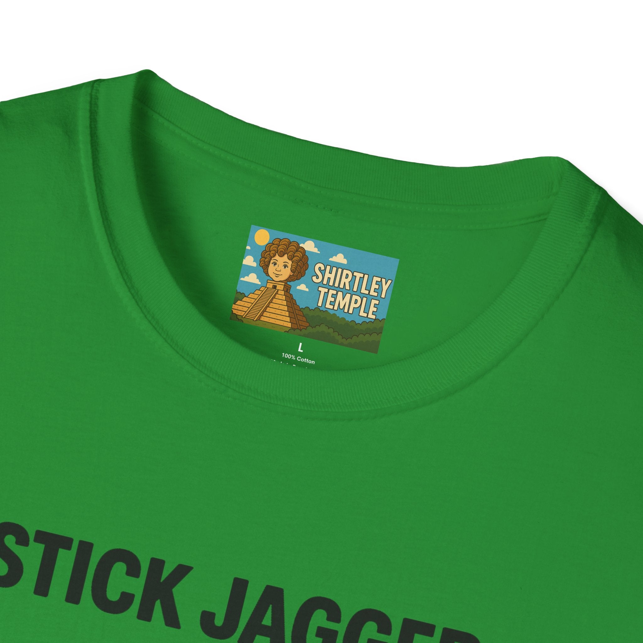 Stick Jagger Funny Shirt, Stick Figure Parody Wordplay T-Shirt, Pun Mashup Tee, Humorous Graphic Top, Sarcastic Slogan Clothing