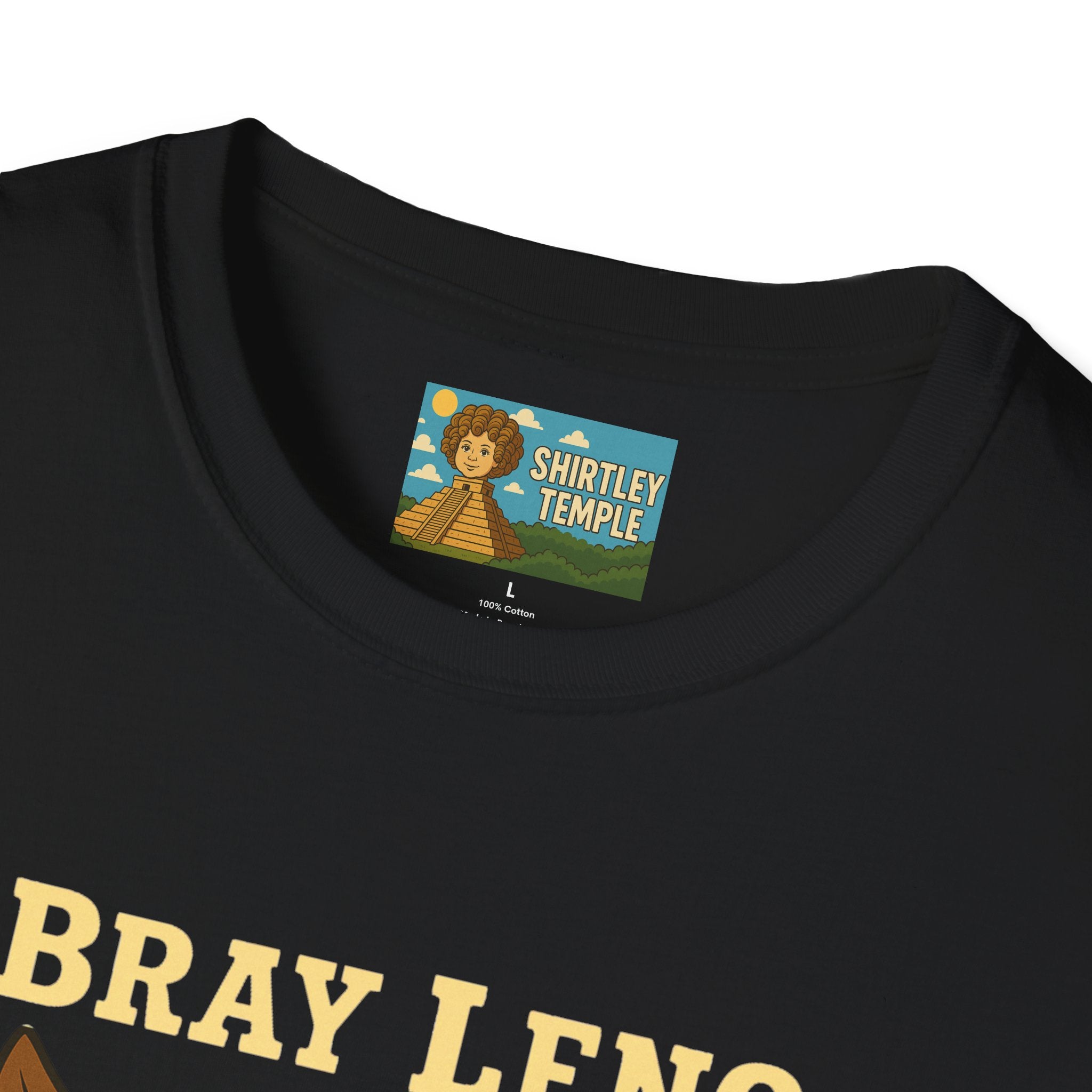 Bray Leno Parody Unisex Tee, Jay Leno Donkey Mashup Shirt, Funny Wordplay Comedy Gift, Softstyle T-Shirt